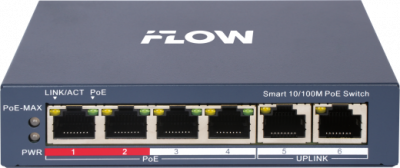 i-Flow F-SW-EM206POE-VM Сетевой POE коммутатор для видеонаблюдения